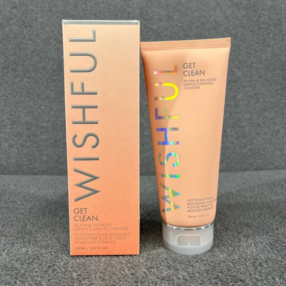 Wishful Get Clean Cleanser 2% PHA Sea Moss Foaming Wash 5.07 oz